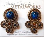 Grand Filigree and Stone Earring