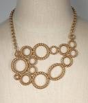 Filigree Circles "Paisley" Necklace
