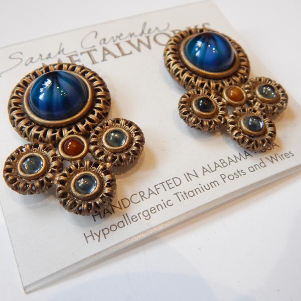 Grand Filigree and Stone Earring picture