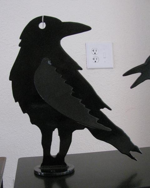 Large Painted Black Raven picture