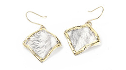 Wavy Diamond Dangles