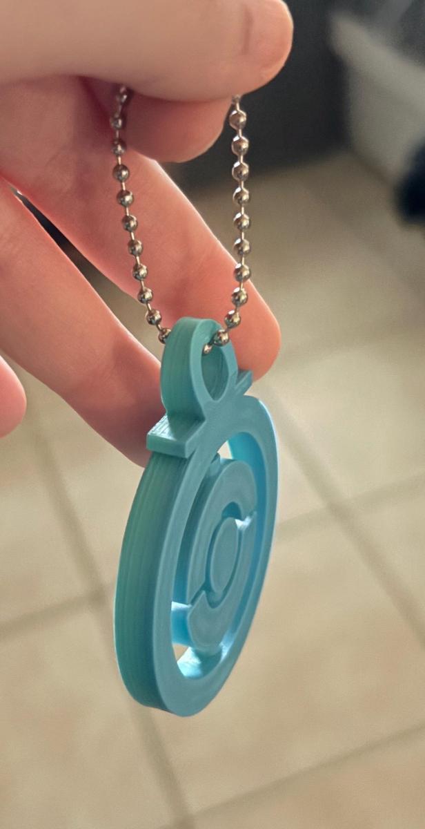 Pokemon GO PokeStop Fidget Spinner Keychain picture