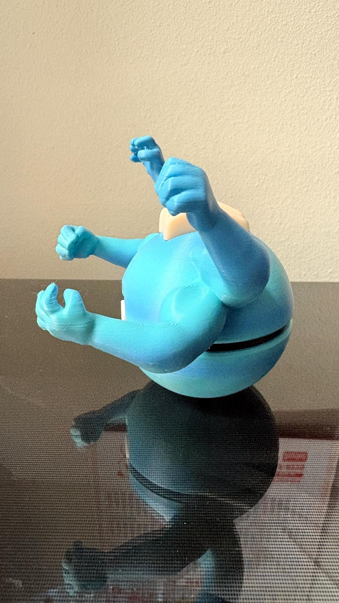 3D Printed - Machamp Pokeball picture