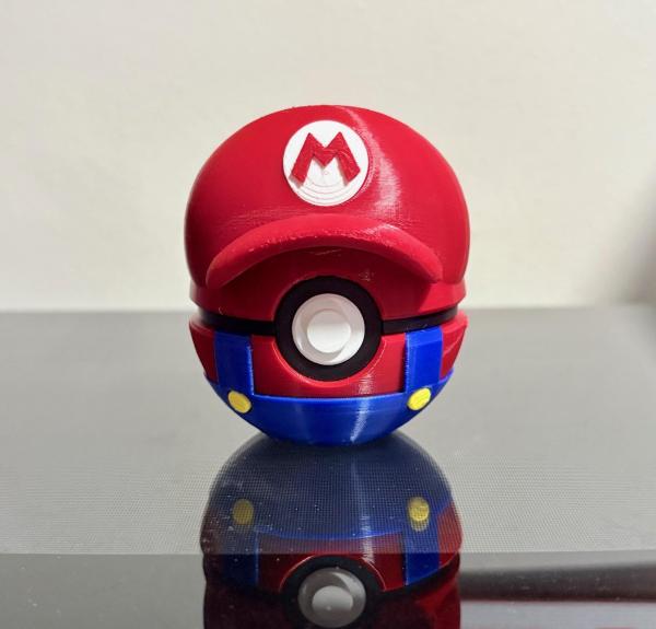 3D Printed - Mario Pokeball