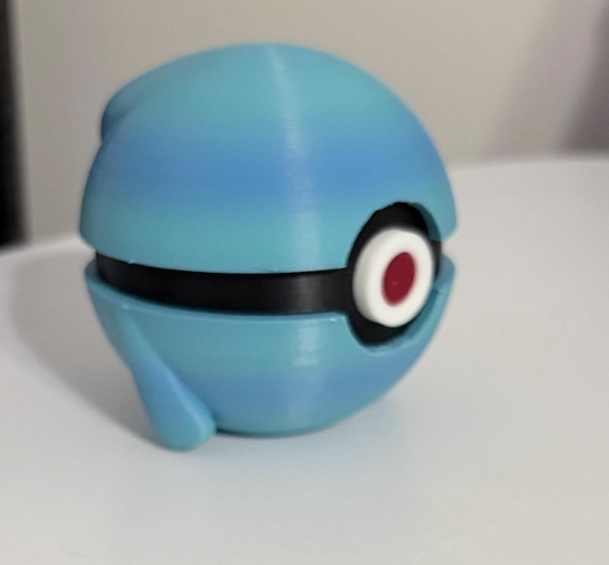 3D Printed - Wobbuffet Pokeball picture