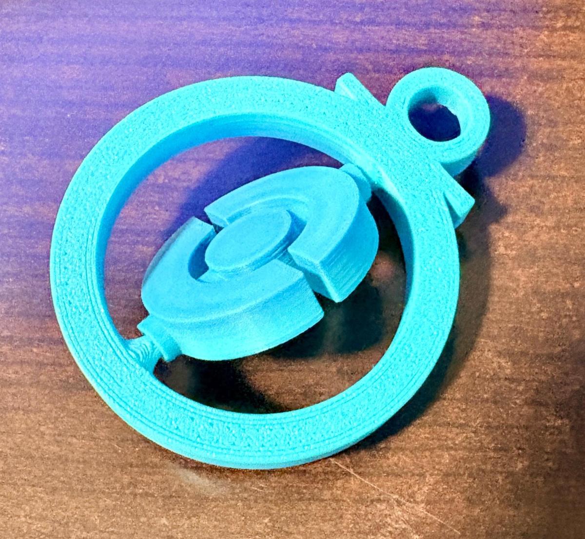 Pokemon GO PokeStop Fidget Spinner Keychain picture