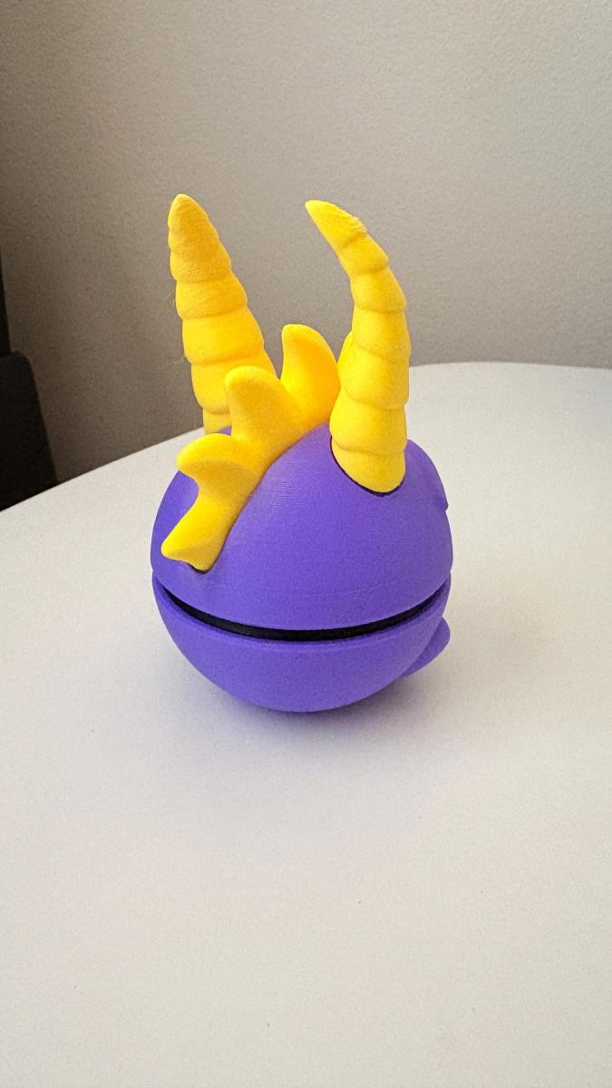 Spyro Pokeball 3D Printed picture