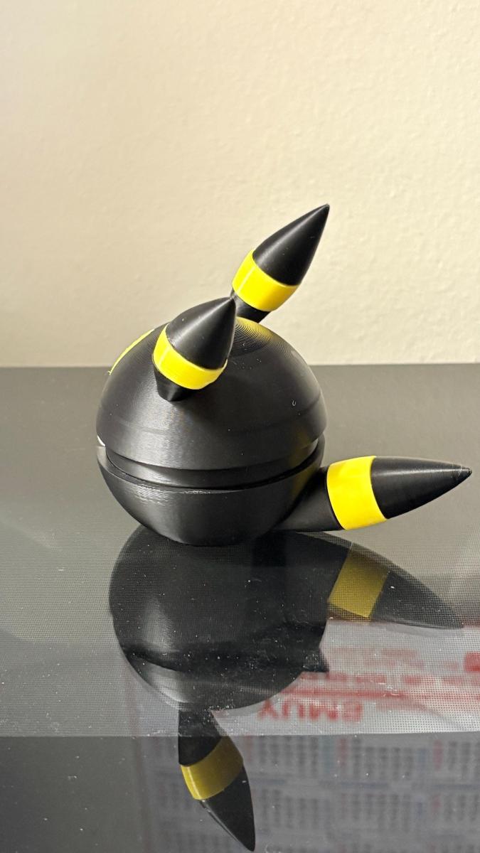 3D Printed - Umbreon Pokeball picture