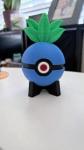 3D Printed - Oddish Pokeball with Stand