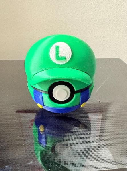 3D Printed - Luigi Pokeball