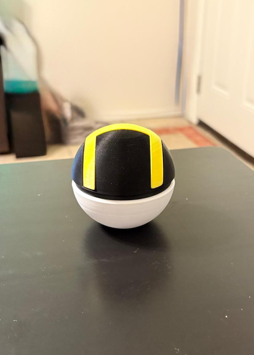 3D Printed - Ultra Ball Pokeball picture