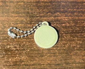 Smiley Face Aldi Cart Coin Keychain picture