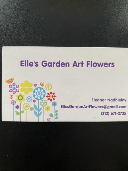 Elle’s Garden Art Flowers