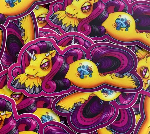 Shroomie Swirl Vinyl Sticker picture