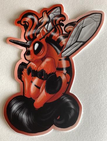 Horny Poof Vinyl Sticker