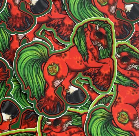 Rotten Apple Vinyl Sticker picture