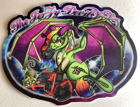 The JerZy Devil Vinyl Sticker