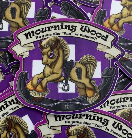 Mourning Wood Vinyl Sticker