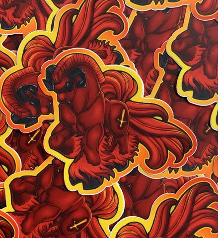 Demons of the Apocalypse: War Vinyl Sticker picture