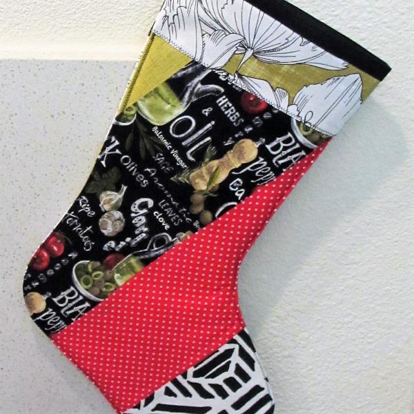 Patchwork Holiday Stocking picture