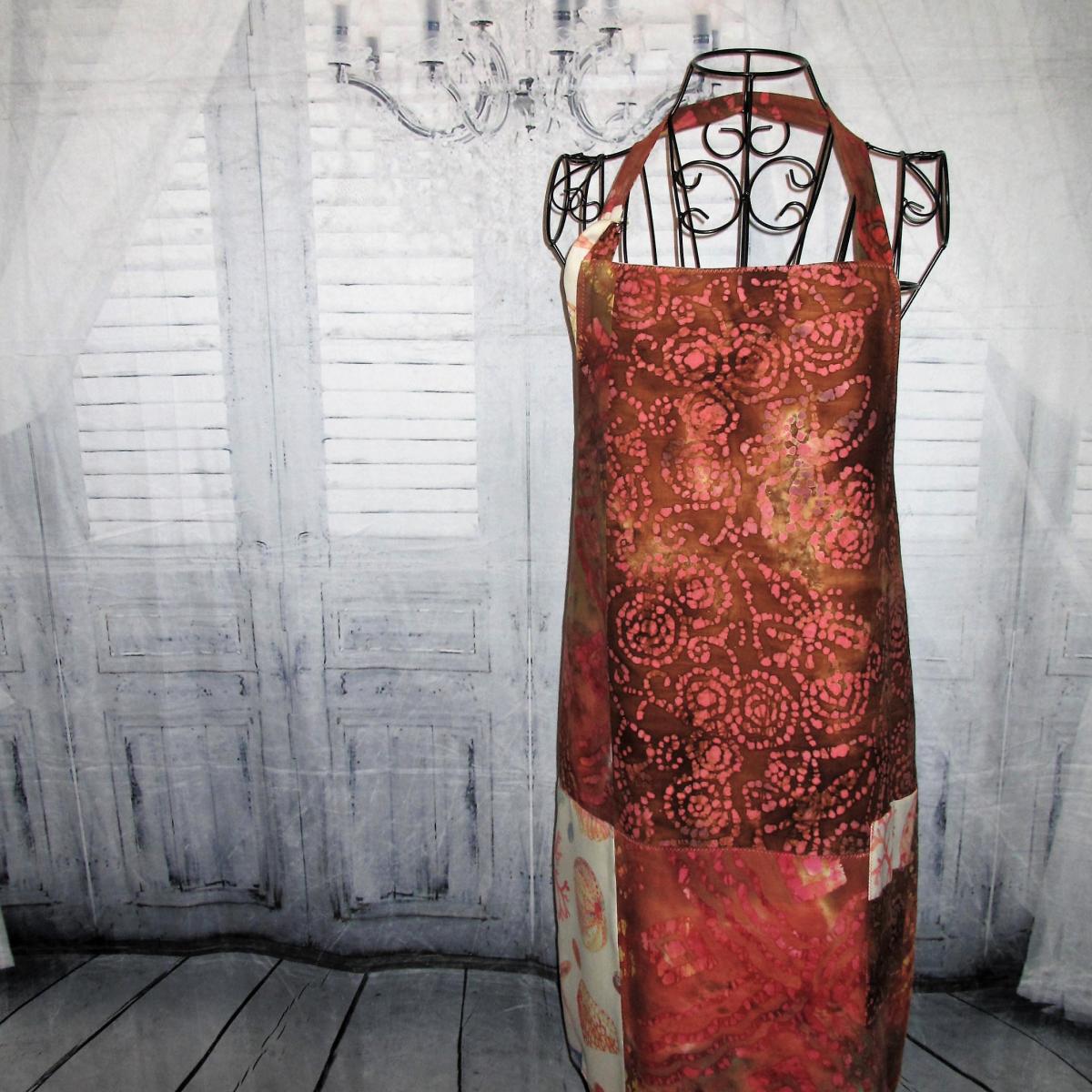 Adult Reversible Full Bib Apron w/Adjustable Neck Strap picture