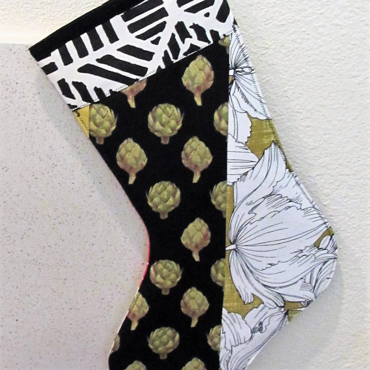 Patchwork Holiday Stocking picture