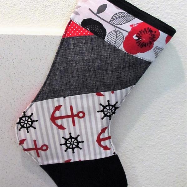 Patchwork Holiday Stocking picture