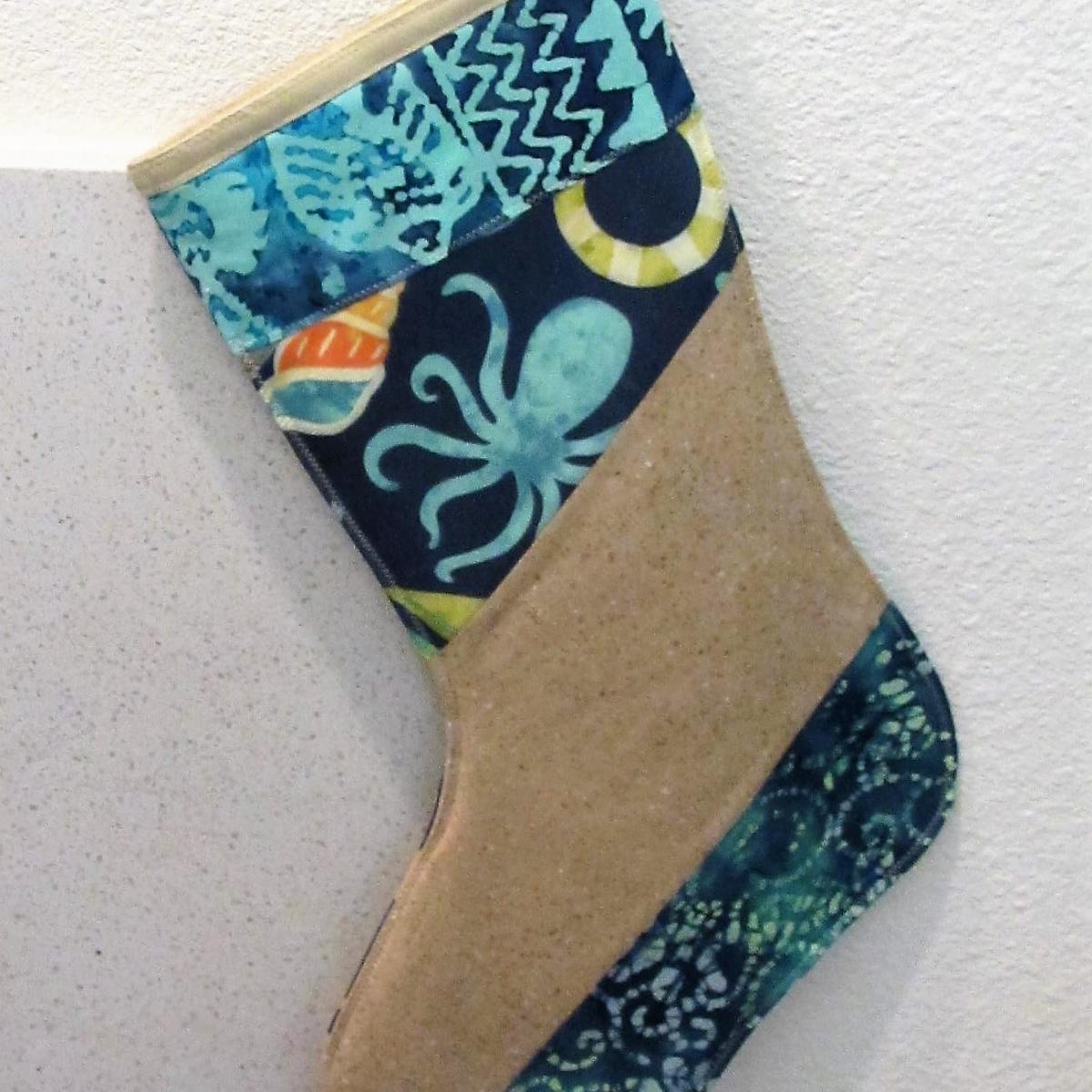 Patchwork Holiday Stocking picture