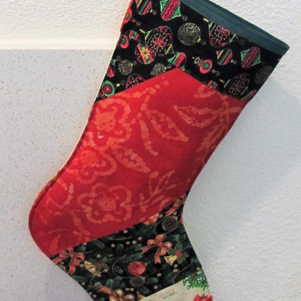 Patchwork Holiday Stocking picture