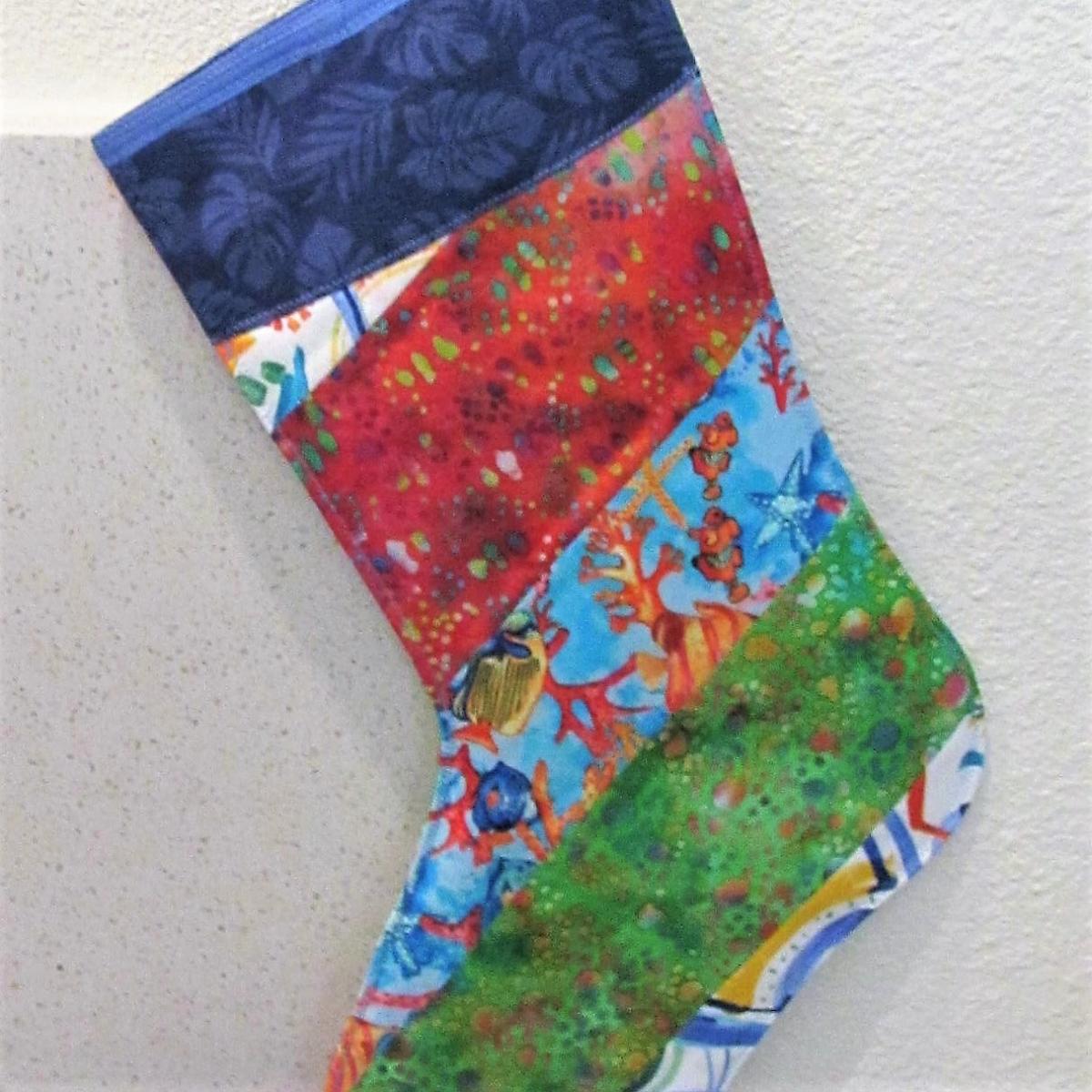 Patchwork Holiday Stocking picture