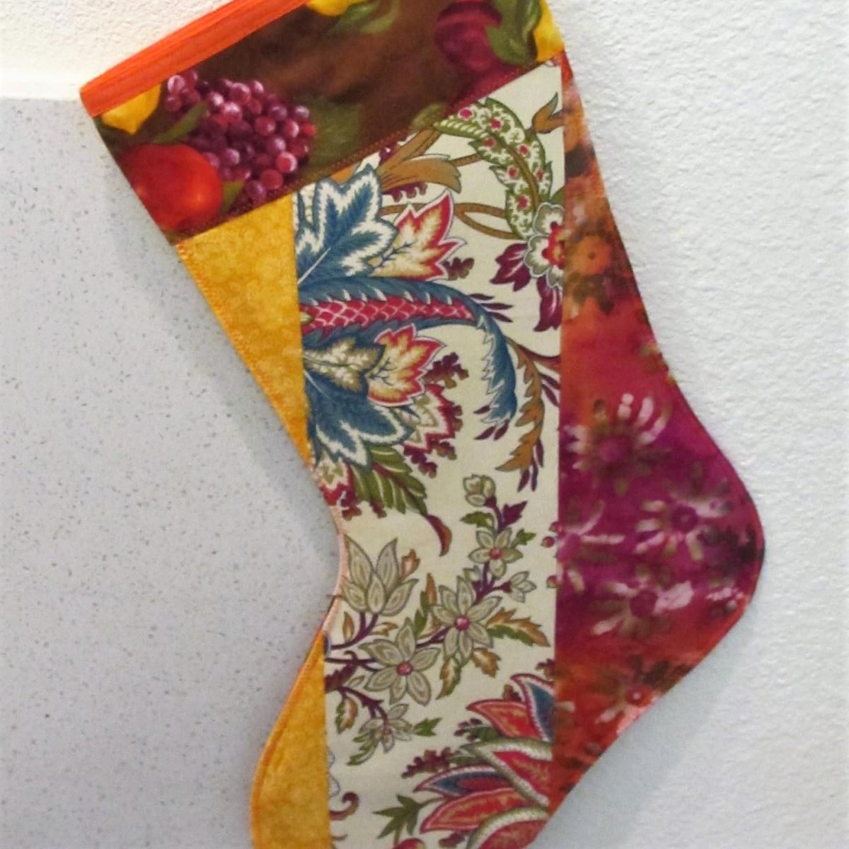 Patchwork Holiday Stocking picture