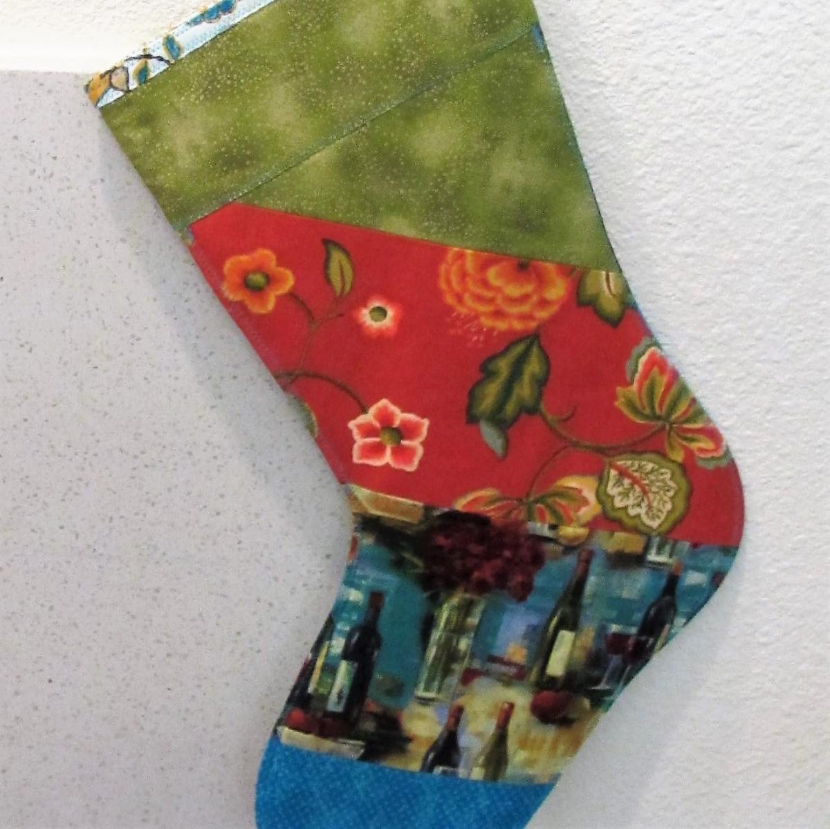 Patchwork Holiday Stocking picture