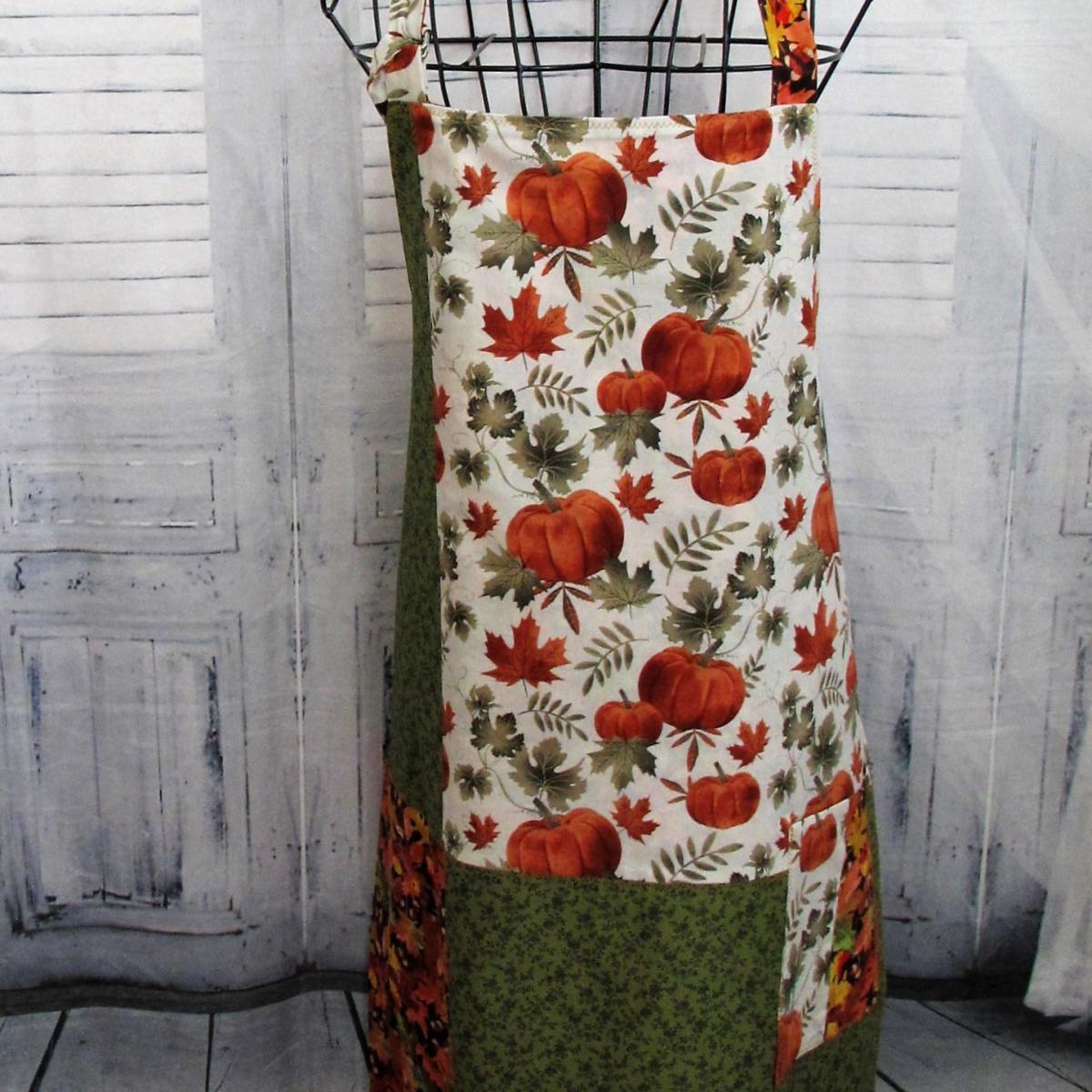 Adult Reversible Full Bib Apron w/Adjustable Neck Strap picture