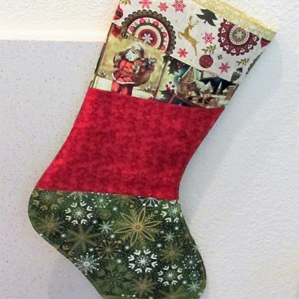 Patchwork Holiday Stocking picture