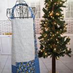 Reversible Adult Holiday (Hanukkah) Bib Apron