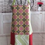 Petite Adult/Teen Reversible Full Bib Apron w/Adjustable Neck Strap