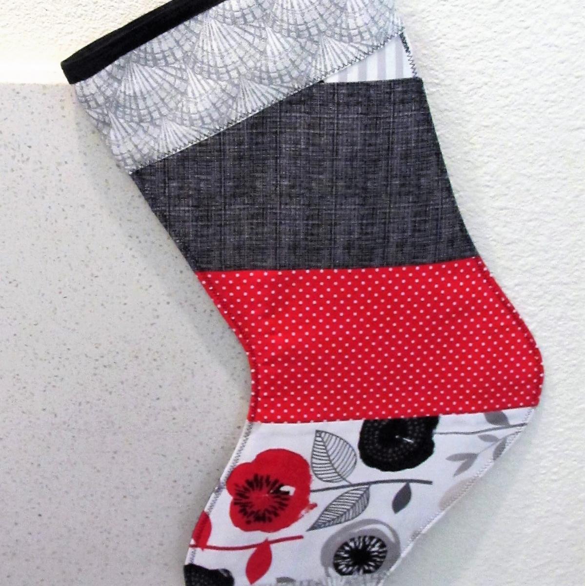 Patchwork Holiday Stocking picture