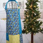 Reversible Adult Holiday (Hanukkah) Bib Apron