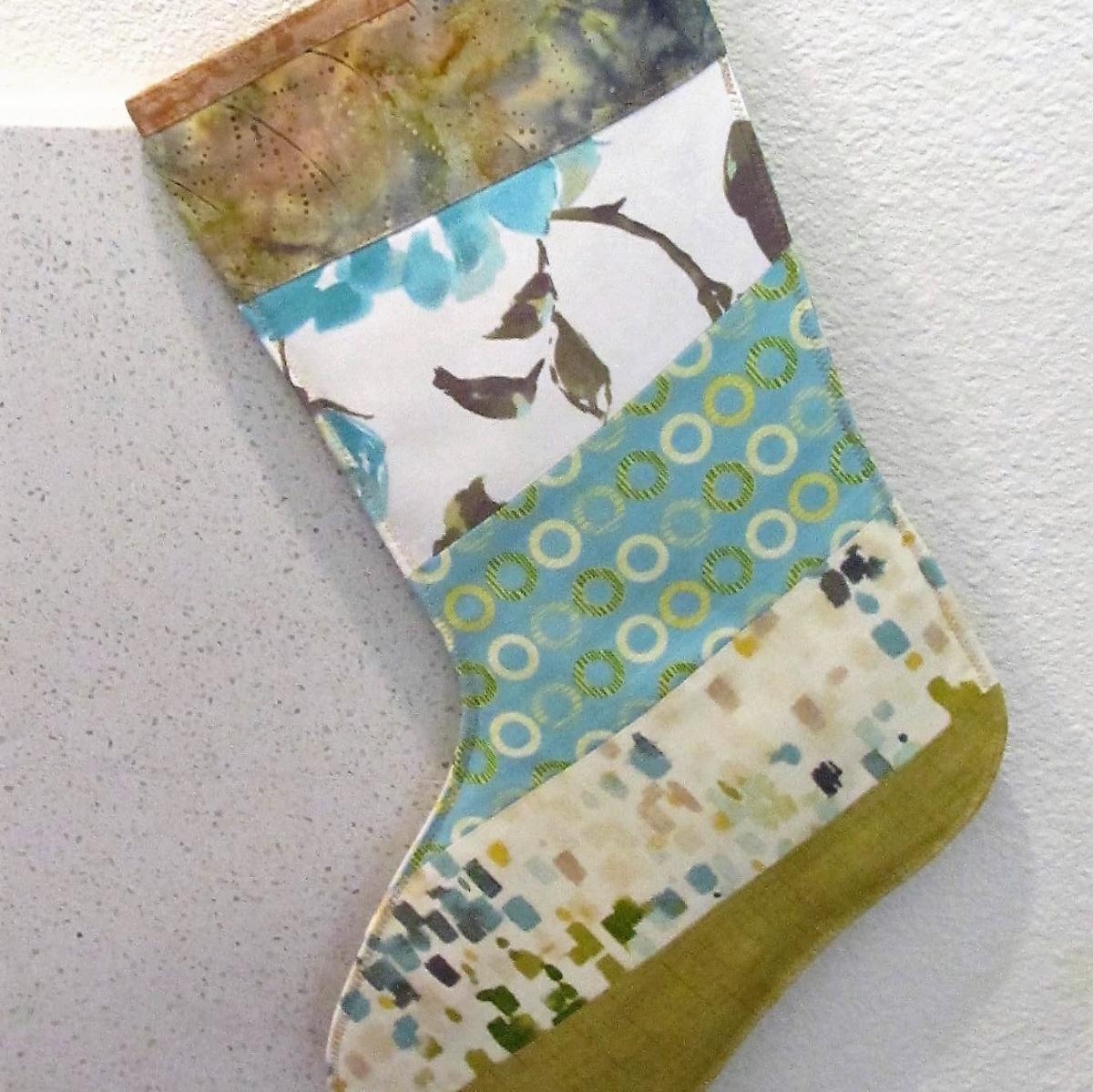 Patchwork Holiday Stocking picture