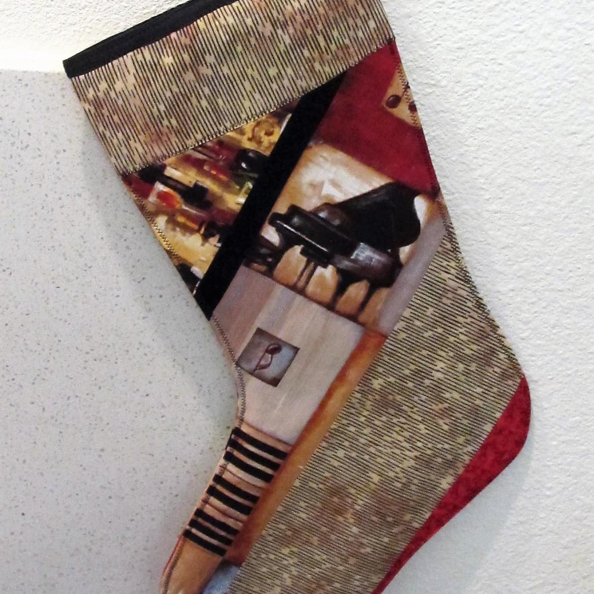 Patchwork Holiday Stocking picture