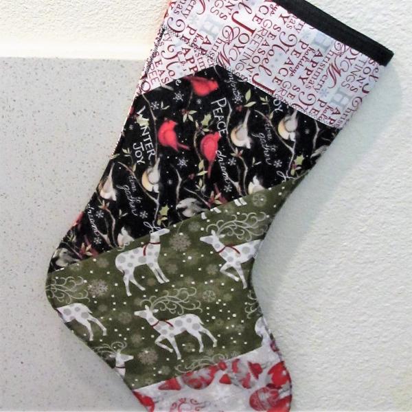 Patchwork Holiday Stocking picture