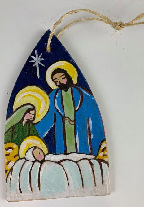 Nativity Ornament (Green)