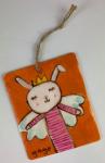 Bunny Angel Ornament I