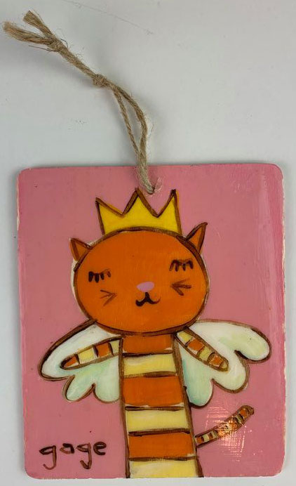 Kitty Angel Ornament