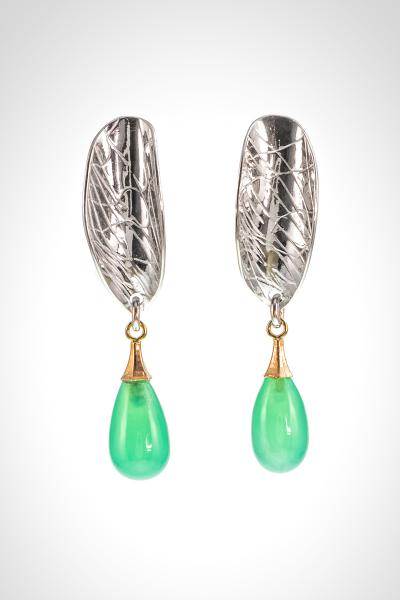 Chrysoprase Earrings "Spring Comes" picture