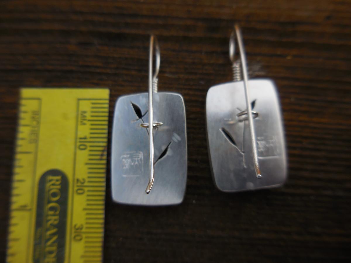 Ling-Yen designs Windows of Opportunity in sterling silver LY E 7738 picture