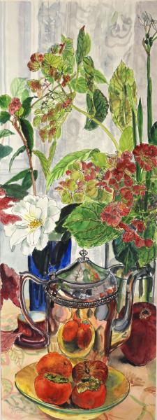 Winter Table Poem, print, 29.5 x 11 picture