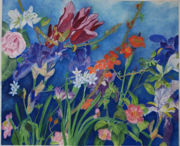 Blue Spring, 24 x 30" print
