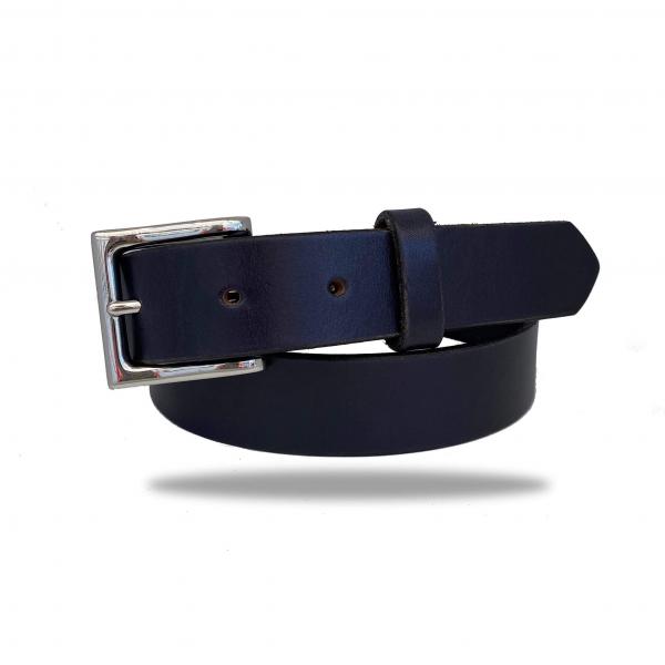 Leather Belt - Navy picture