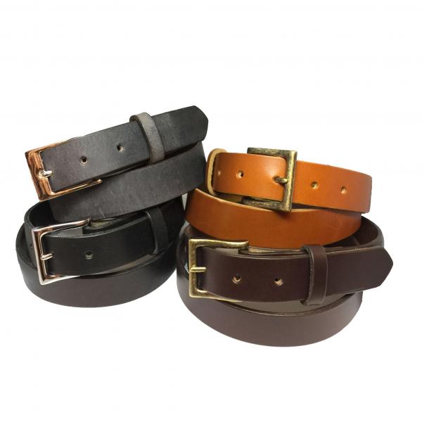 Leather Belt - Navy picture